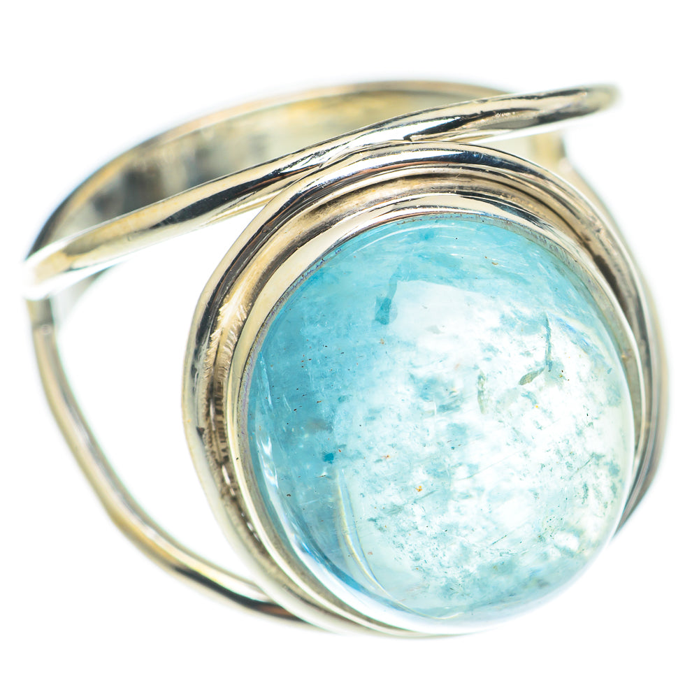 Aquamarine Rings handcrafted by Ana Silver Co - RING70121