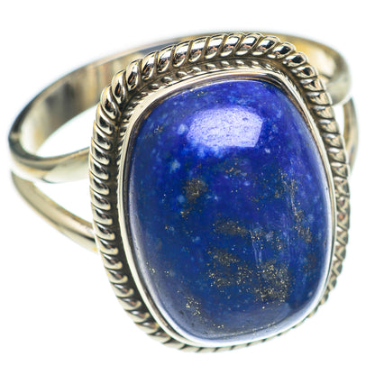 Lapis Lazuli Rings handcrafted by Ana Silver Co - RING70122