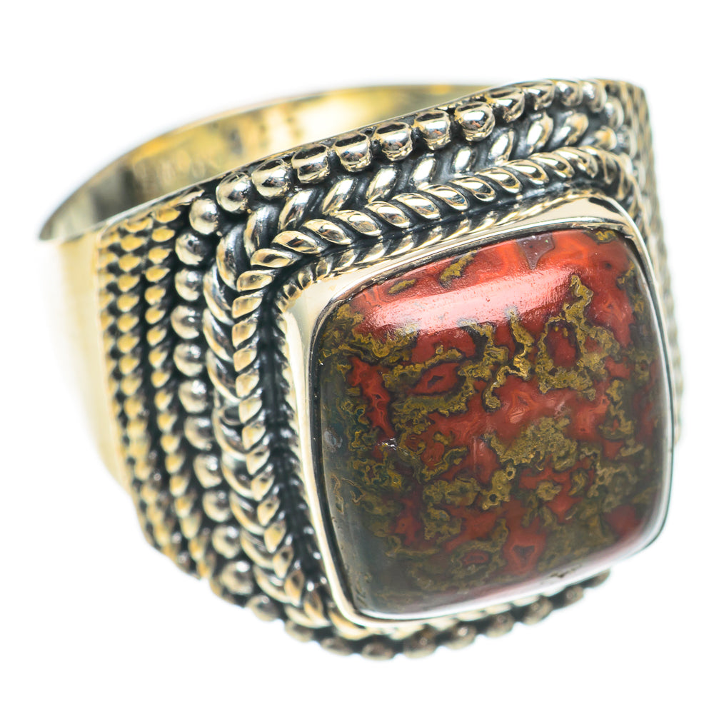 Mahogany Obsidian Rings handcrafted by Ana Silver Co - RING70127