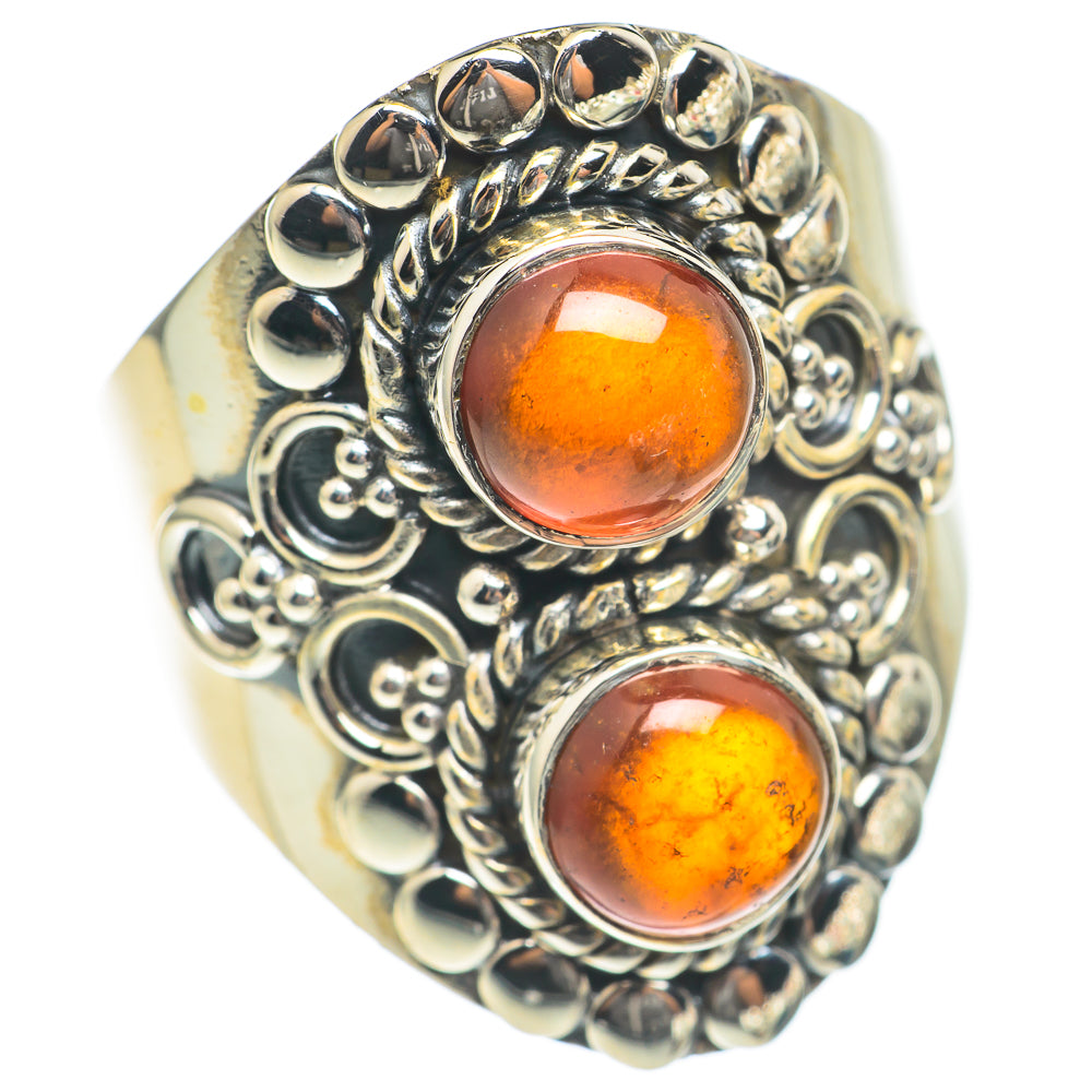 Baltic Amber Rings handcrafted by Ana Silver Co - RING70131