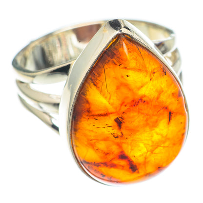 Baltic Amber Rings handcrafted by Ana Silver Co - RING70134