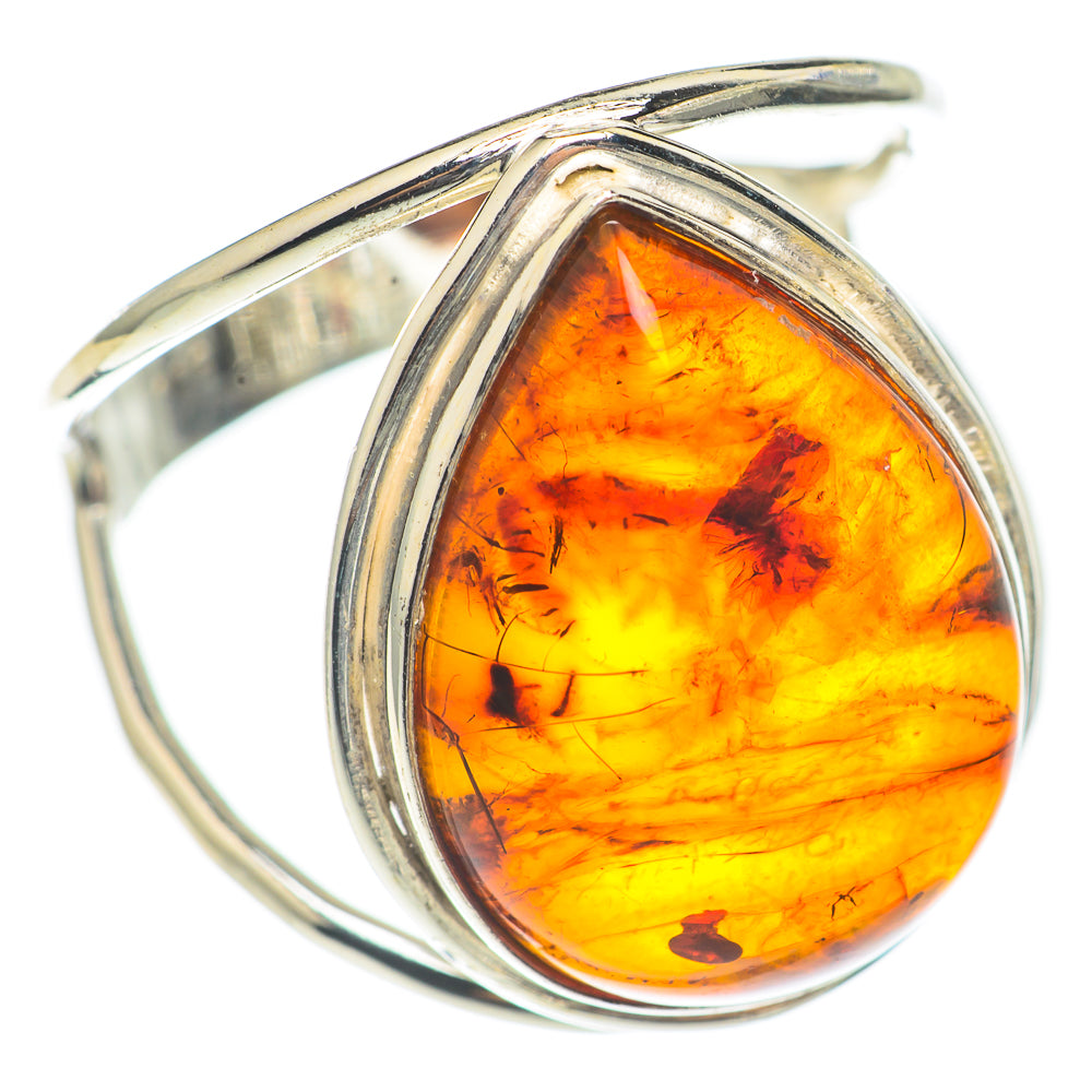 Baltic Amber Rings handcrafted by Ana Silver Co - RING70135