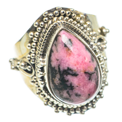 Rhodonite Rings handcrafted by Ana Silver Co - RING70136