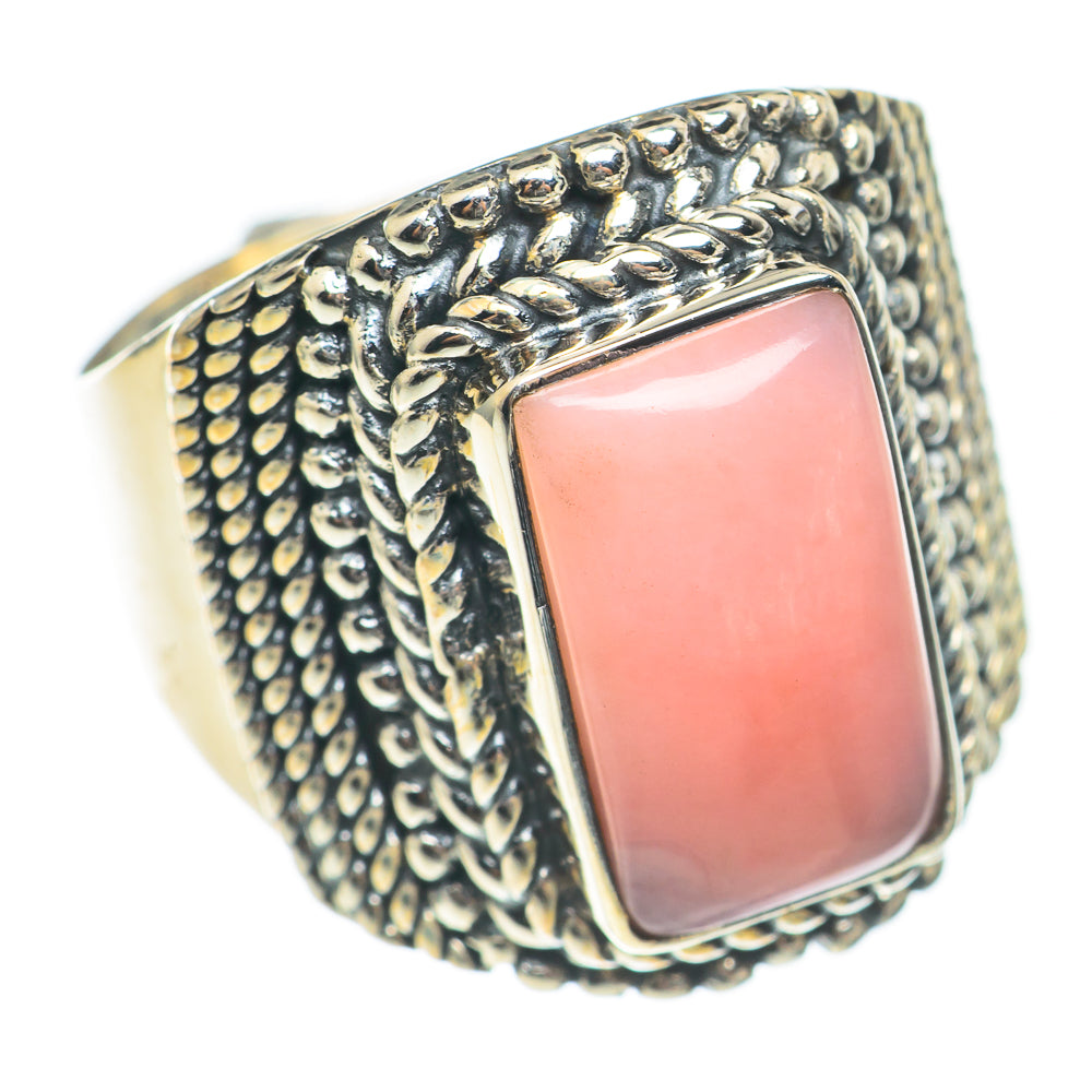 Pink Opal Rings handcrafted by Ana Silver Co - RING70139