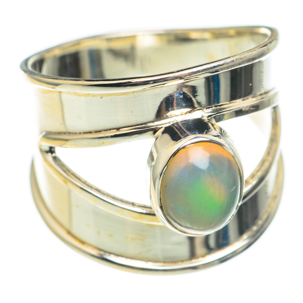 Ethiopian Opal Rings handcrafted by Ana Silver Co - RING70149