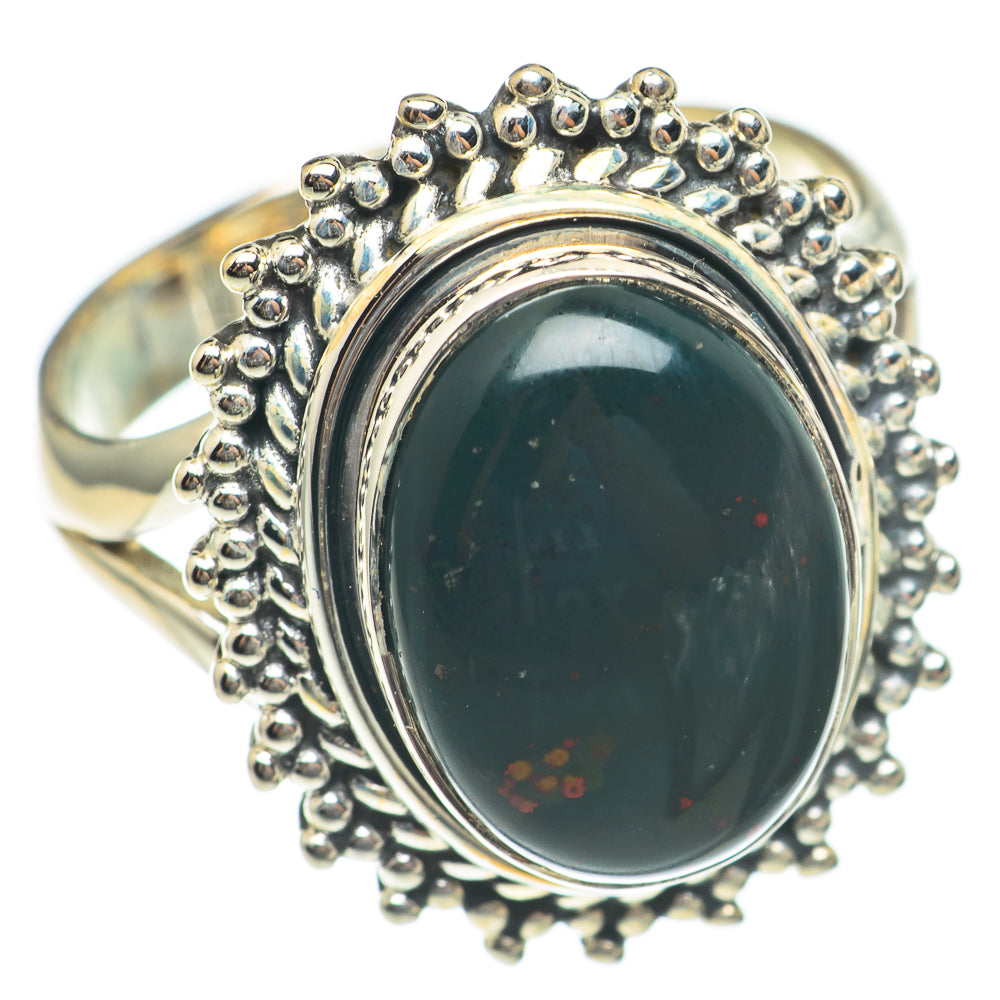 Bloodstone Rings handcrafted by Ana Silver Co - RING70157