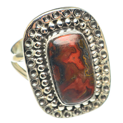 Moroccan Agate Rings handcrafted by Ana Silver Co - RING70161