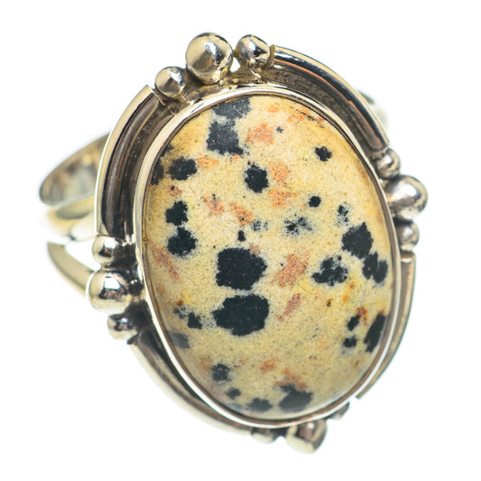 Dalmatian Jasper Rings handcrafted by Ana Silver Co - RING70163