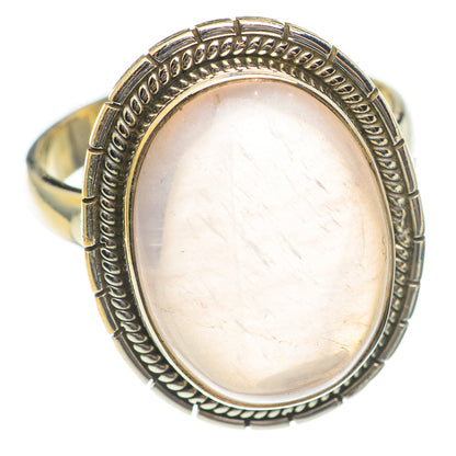 Rose Quartz Rings handcrafted by Ana Silver Co - RING70170