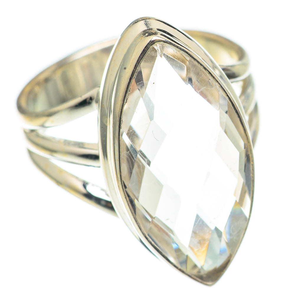 White Quartz Rings handcrafted by Ana Silver Co - RING70180