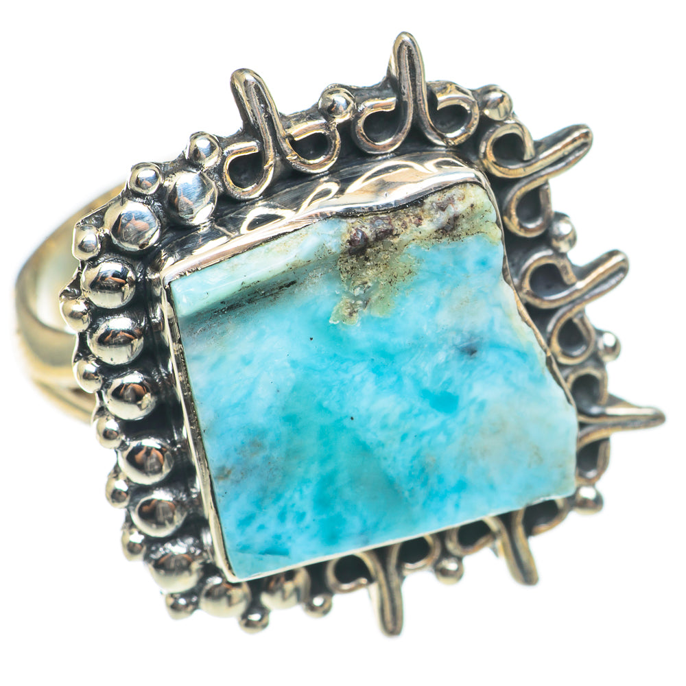 Larimar Rings handcrafted by Ana Silver Co - RING70184