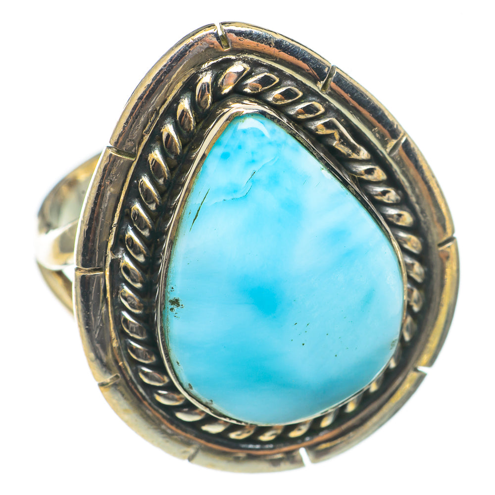 Larimar Rings handcrafted by Ana Silver Co - RING70187