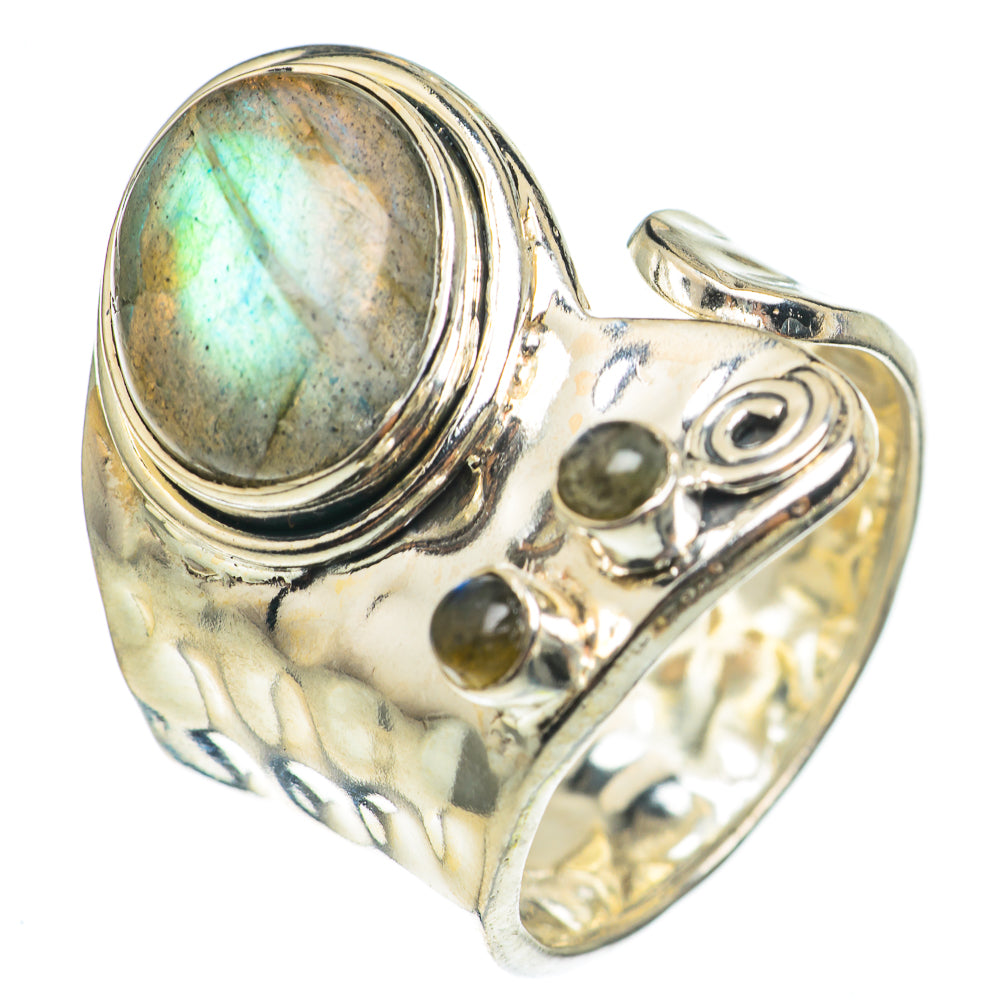 Labradorite Rings handcrafted by Ana Silver Co - RING70193