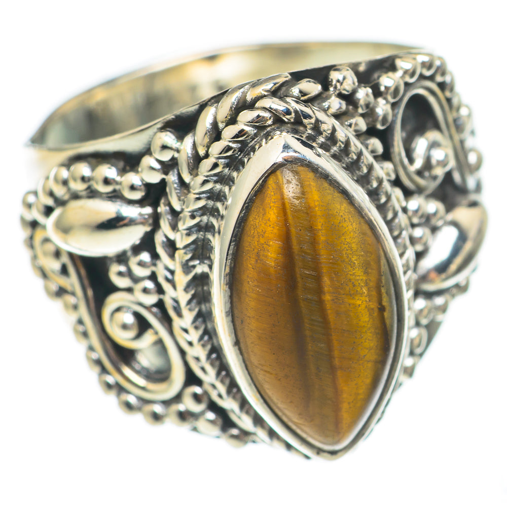 Tiger Eye Rings handcrafted by Ana Silver Co - RING70197