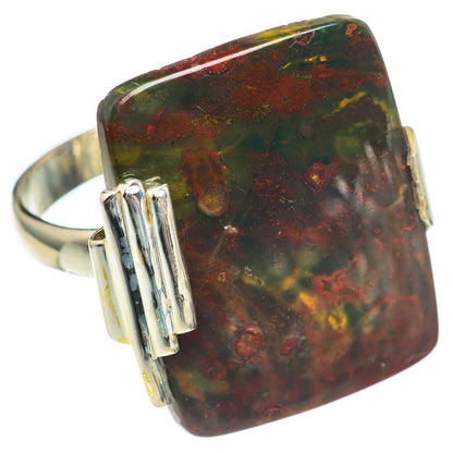 Bloodstone Rings handcrafted by Ana Silver Co - RING70215