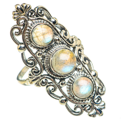 Labradorite Rings handcrafted by Ana Silver Co - RING70225