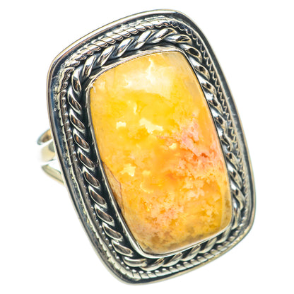 Plume Agate Rings handcrafted by Ana Silver Co - RING70238