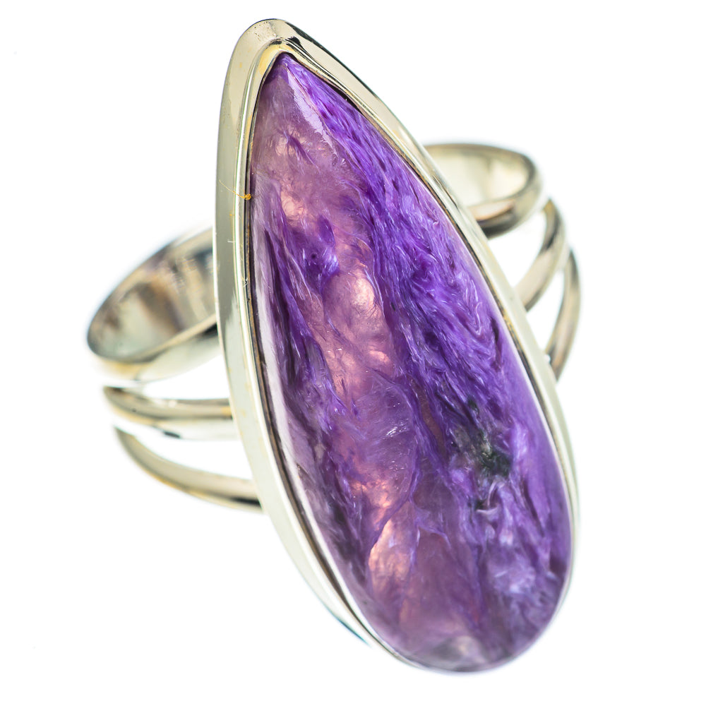 Charoite Rings handcrafted by Ana Silver Co - RING70244