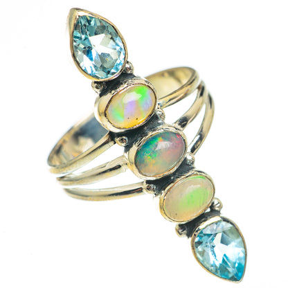 Ethiopian Opal Rings handcrafted by Ana Silver Co - RING70253