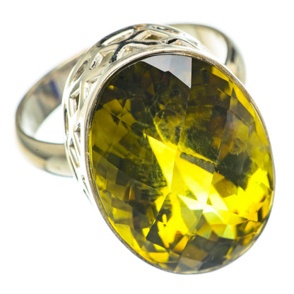 Olive Quartz Rings handcrafted by Ana Silver Co - RING70255