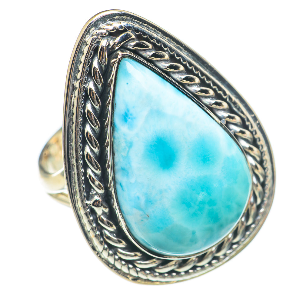 Larimar Rings handcrafted by Ana Silver Co - RING70259