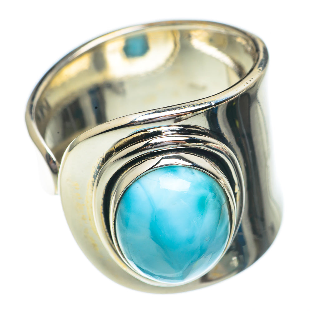 Larimar Rings handcrafted by Ana Silver Co - RING70265