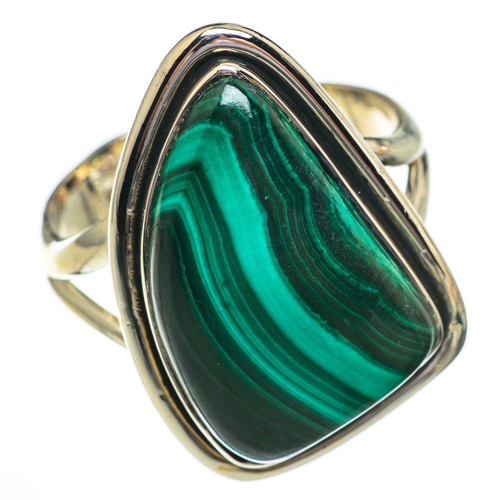 Malachite Rings handcrafted by Ana Silver Co - RING70275