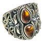Baltic Amber Rings handcrafted by Ana Silver Co - RING70282