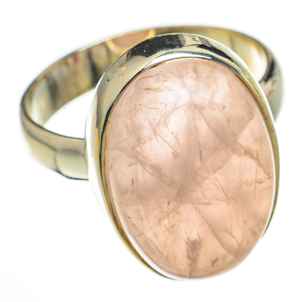 Rose Quartz Rings handcrafted by Ana Silver Co - RING70284