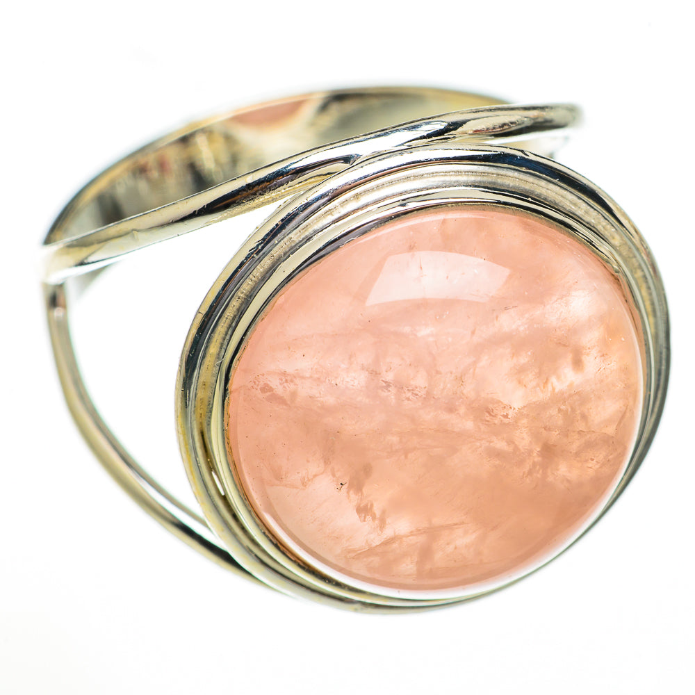 Rose Quartz Rings handcrafted by Ana Silver Co - RING70288