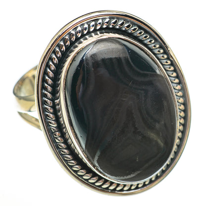 Psilomelane Rings handcrafted by Ana Silver Co - RING70295
