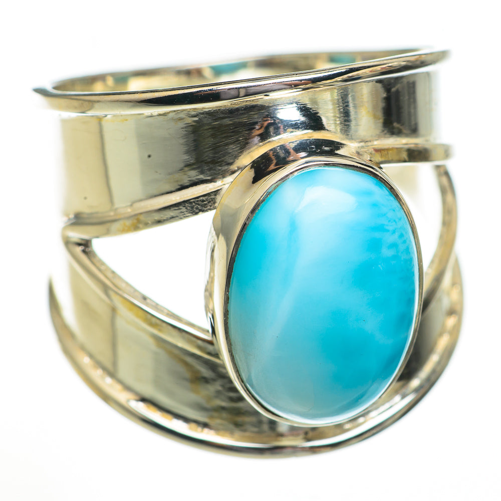Larimar Rings handcrafted by Ana Silver Co - RING70307
