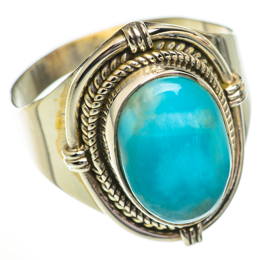 Larimar Rings handcrafted by Ana Silver Co - RING70311