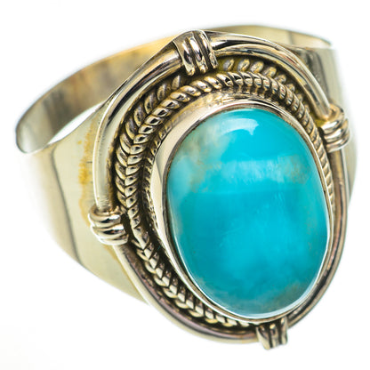 Larimar Rings handcrafted by Ana Silver Co - RING70311