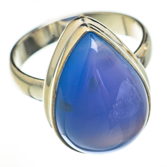 Chalcedony Rings handcrafted by Ana Silver Co - RING70313