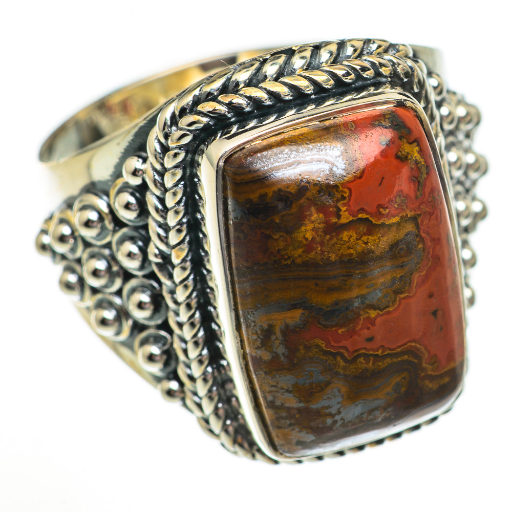 Moroccan Agate Rings handcrafted by Ana Silver Co - RING70317