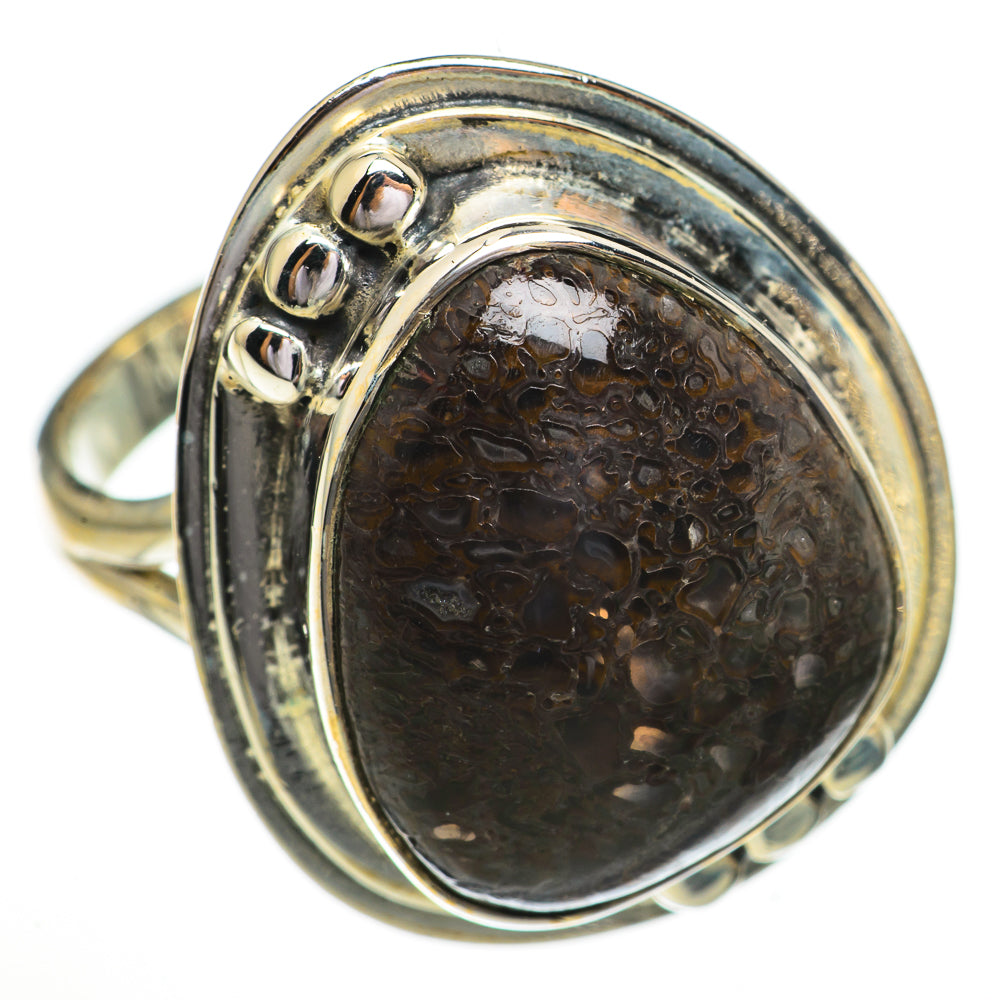 Dinosaur Bone Rings handcrafted by Ana Silver Co - RING70321