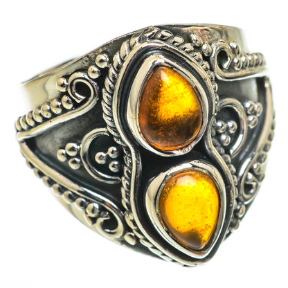 Baltic Amber Rings handcrafted by Ana Silver Co - RING70324