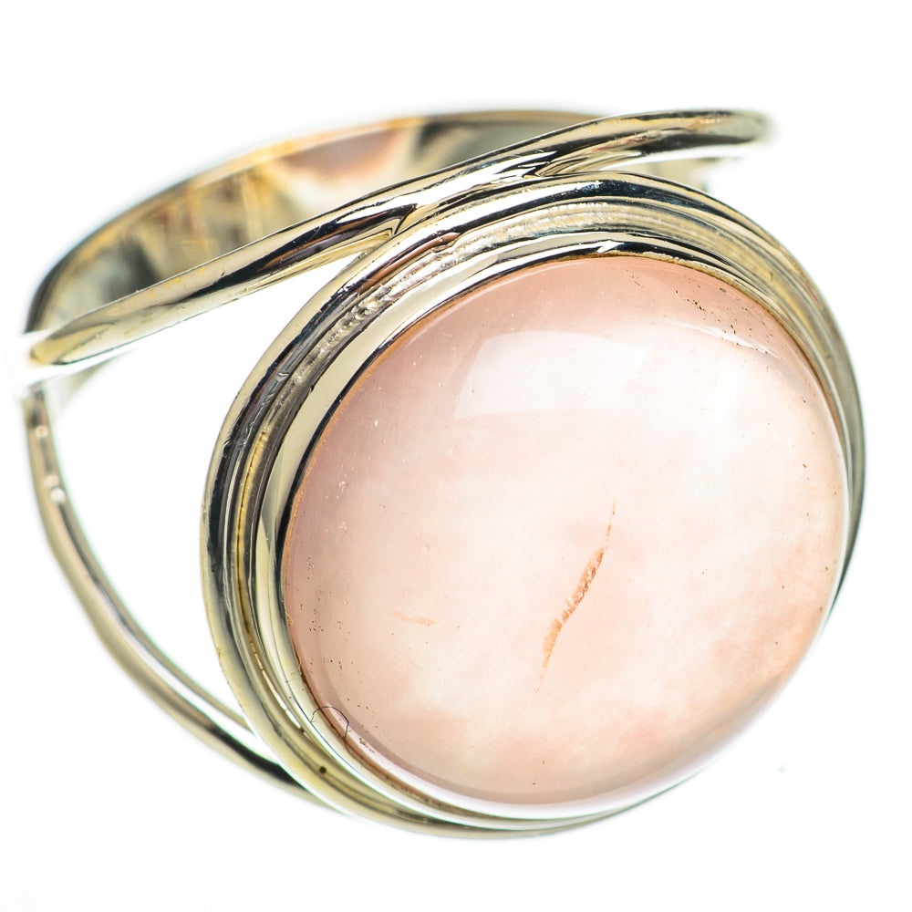 Rose Quartz Rings handcrafted by Ana Silver Co - RING70326