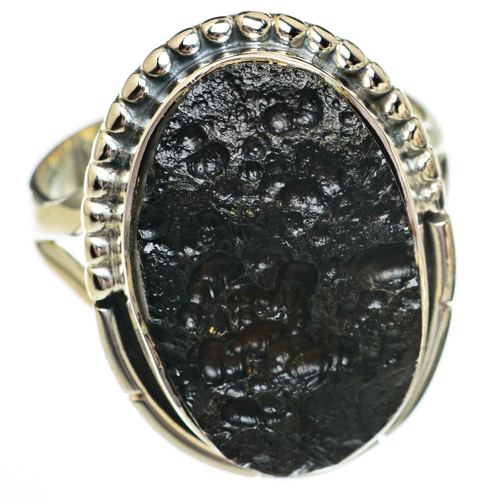 Tektite Rings handcrafted by Ana Silver Co - RING70335