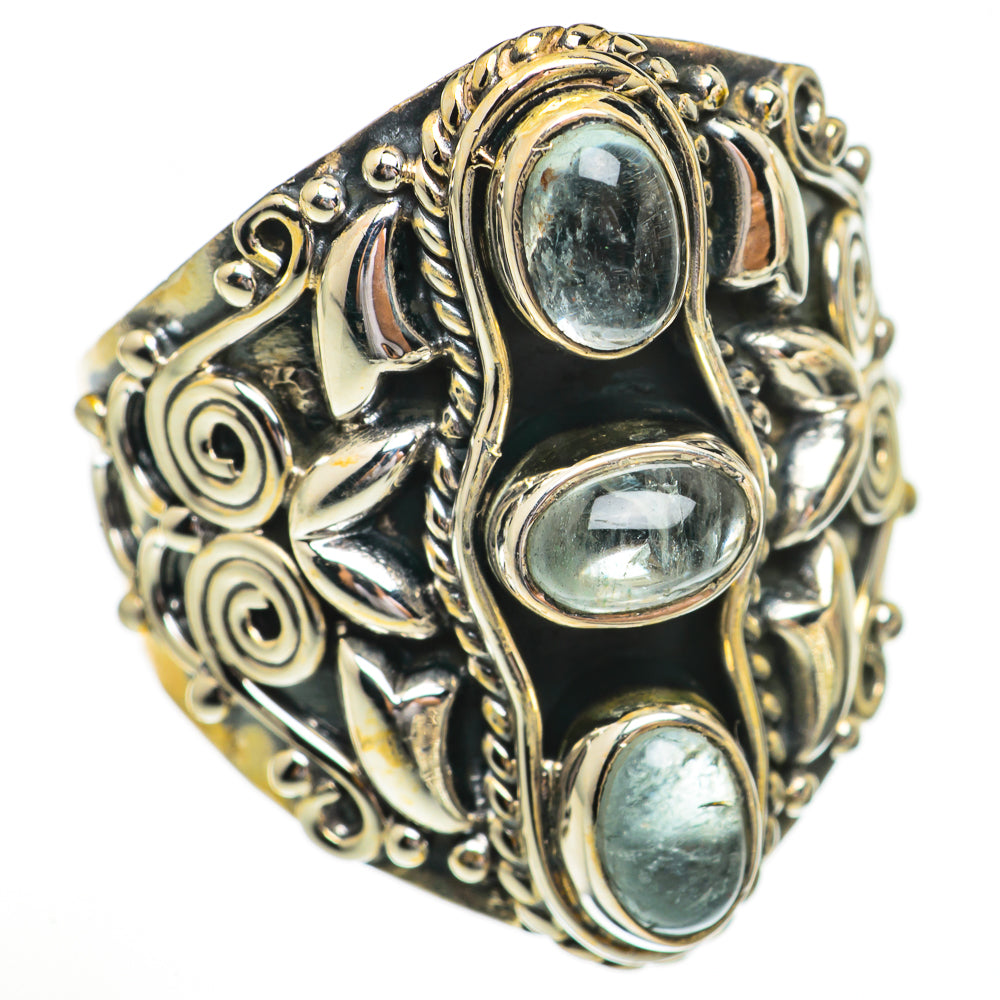 Aquamarine Rings handcrafted by Ana Silver Co - RING70345