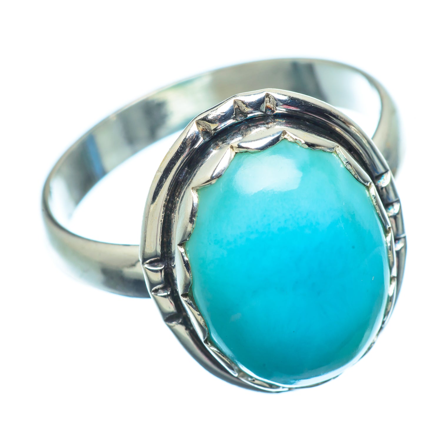 Larimar Rings handcrafted by Ana Silver Co - RING7035