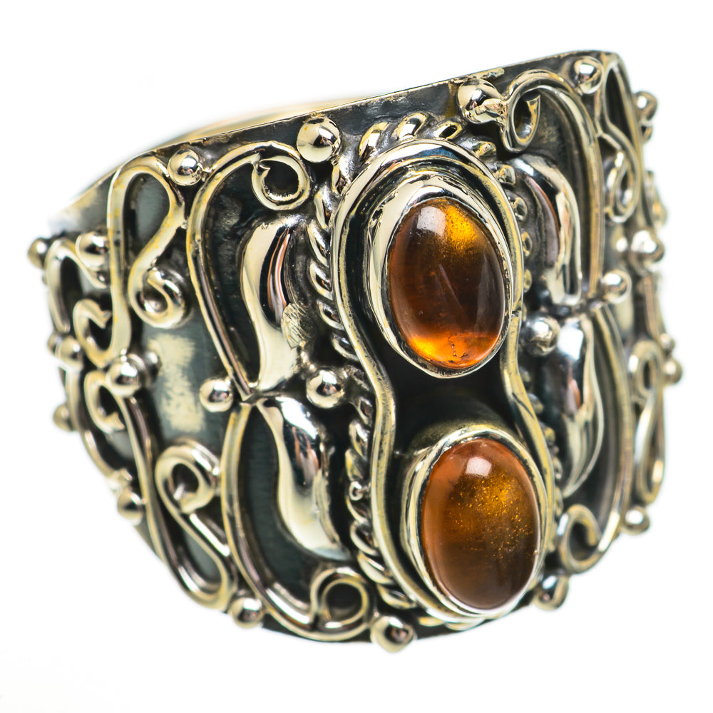 Baltic Amber Rings handcrafted by Ana Silver Co - RING70363
