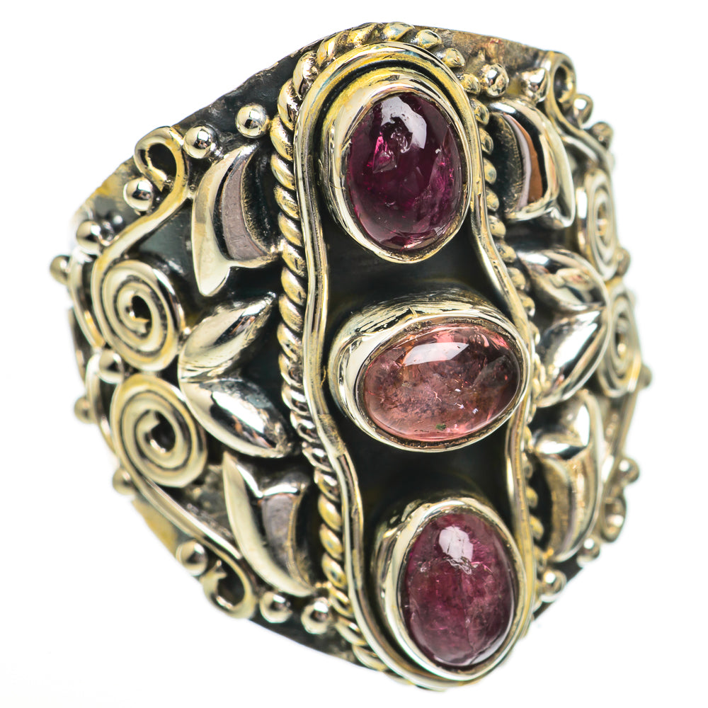 Pink Tourmaline Rings handcrafted by Ana Silver Co - RING70366