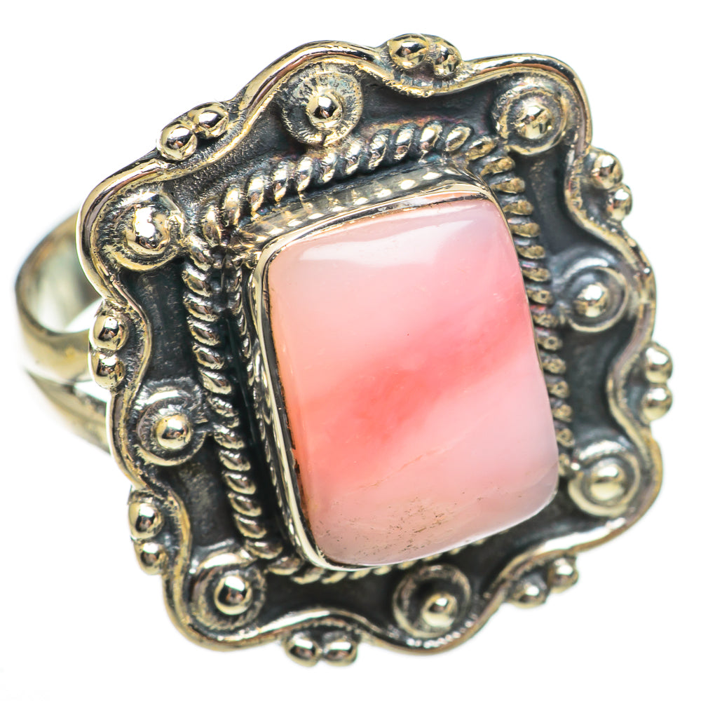 Pink Opal Rings handcrafted by Ana Silver Co - RING70367