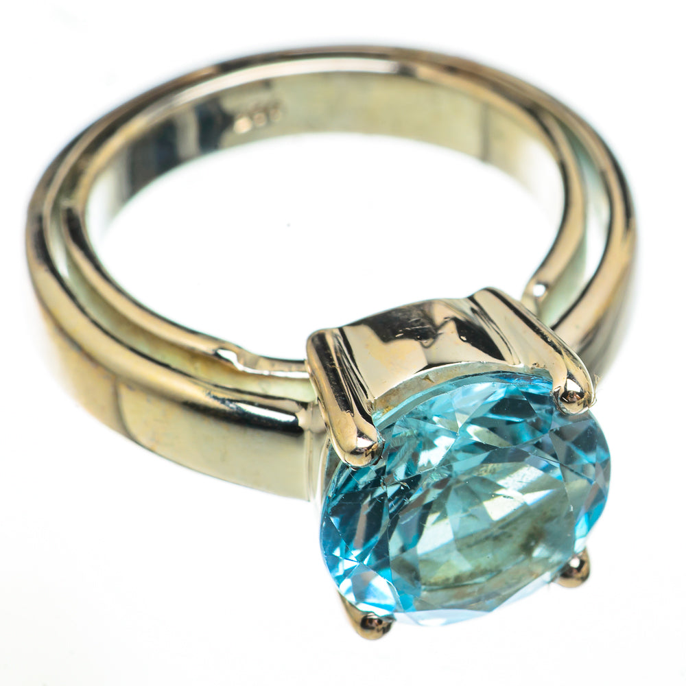 Blue Topaz Rings handcrafted by Ana Silver Co - RING70380