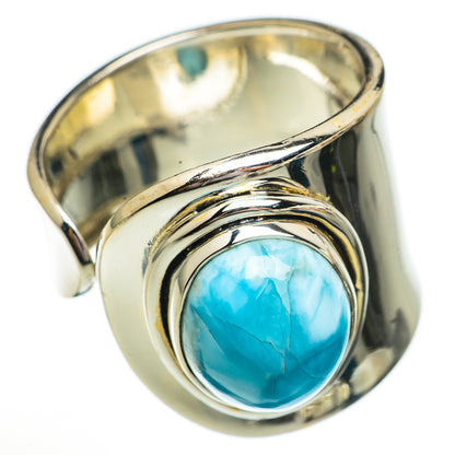 Larimar Rings handcrafted by Ana Silver Co - RING70382