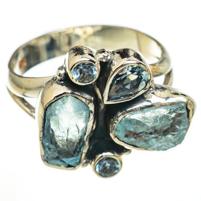 Aquamarine Rings handcrafted by Ana Silver Co - RING70384