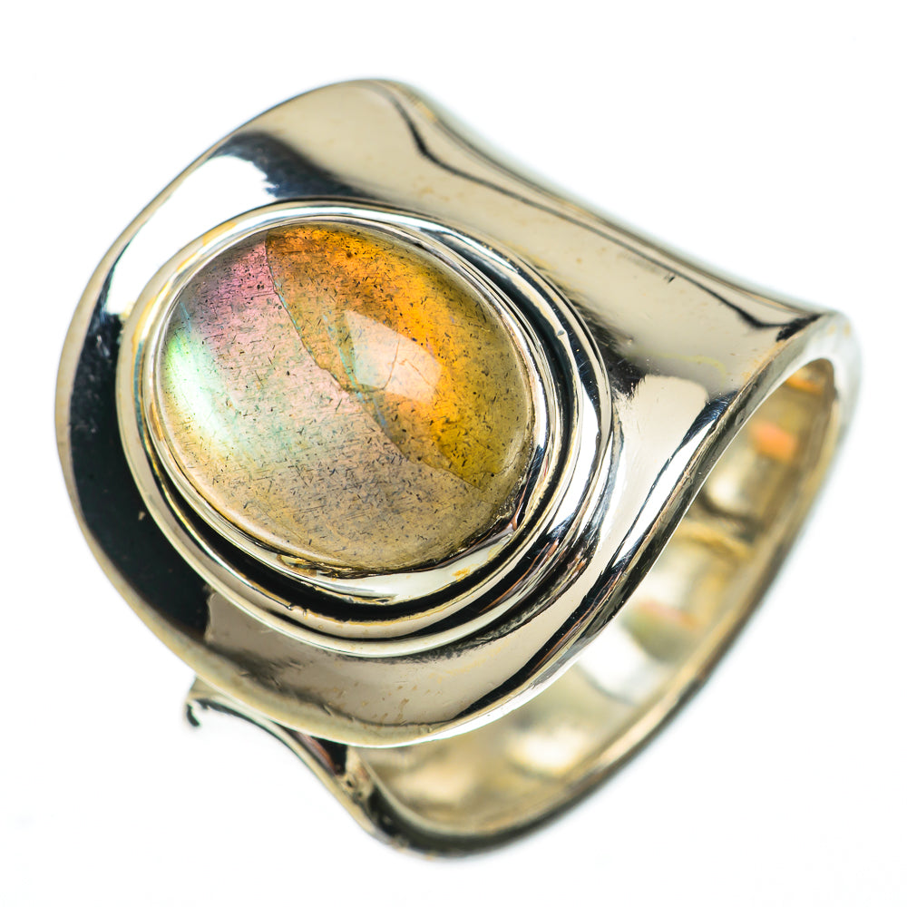 Labradorite Rings handcrafted by Ana Silver Co - RING70388
