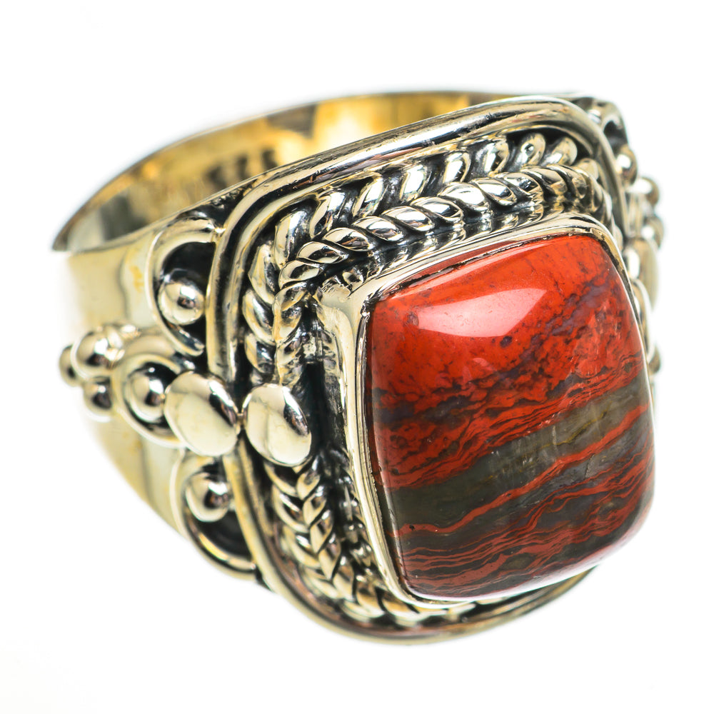Red Jasper Rings handcrafted by Ana Silver Co - RING70391